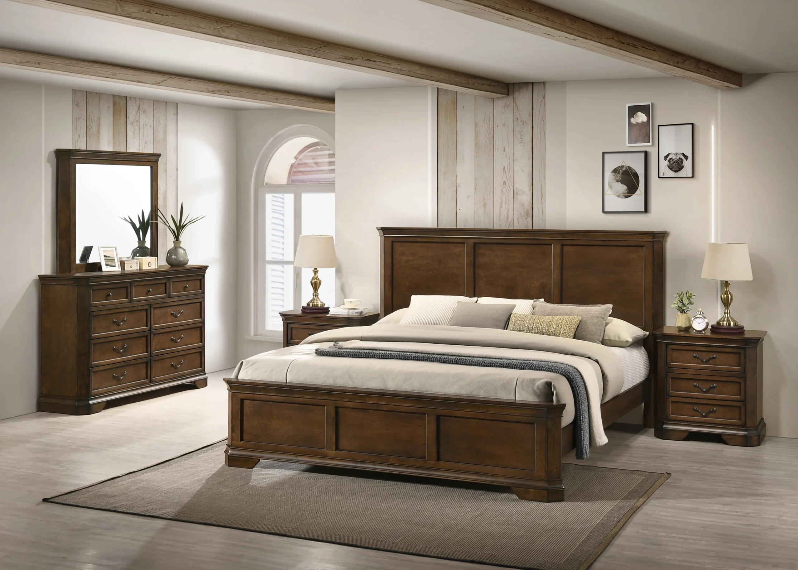 Perfect Homes Opus Engineered Wood Queen Box Bed (Finish Color - Melamine WoodV Wenge, Delivery Condition - Knock Down)